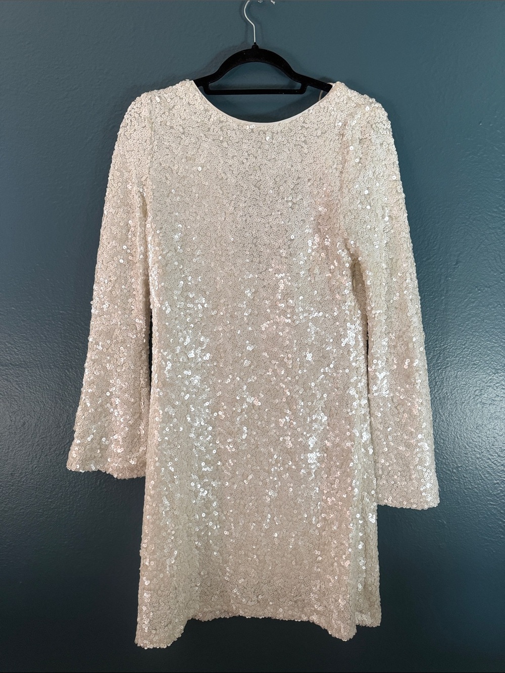 Altar’d State XL Sequined Long Sleeve Shift Dress